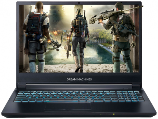 Ноутбук DREAM MACHINES 15UA50 | AMD R5 3600 (desktop) | 16gb | 500gb (ssd) | GTX1660Ti-6gb