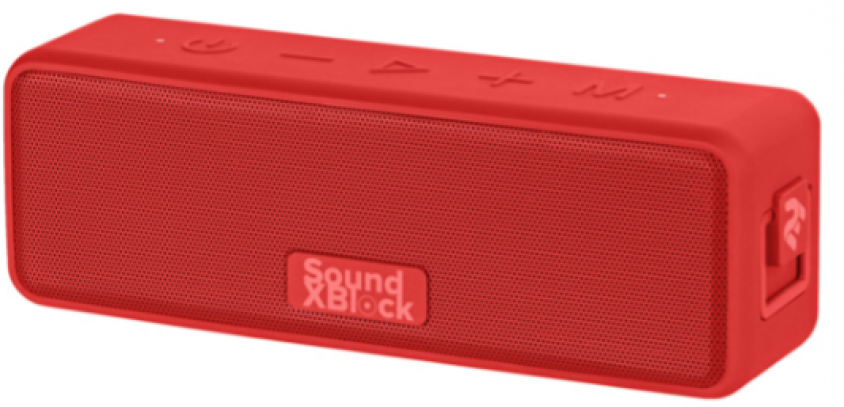 Портативная колонка 2E SoundXBlock TWS MP3 Wireless Waterproof Red