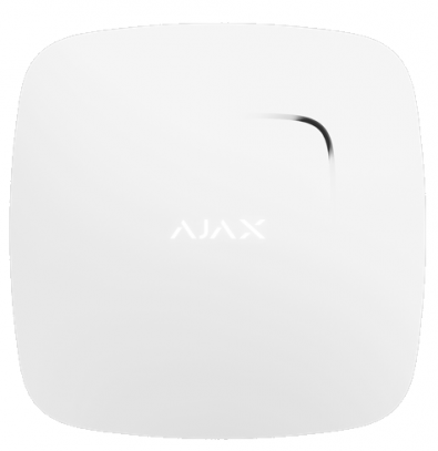 Датчик дыма с температурным сенсором Ajax FireProtect White EU