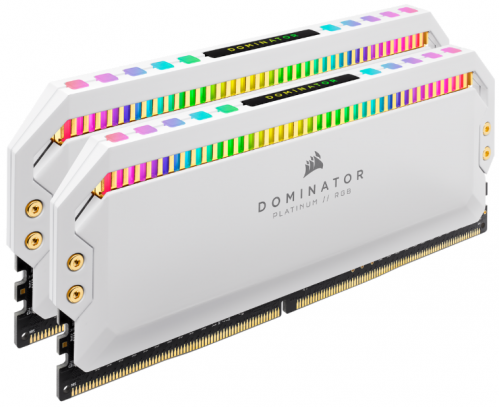 Оперативная память RAM CORSAIR DOMINATOR PLATINUM RGB 16GB (2x8GB) White Edition 3200 МГц