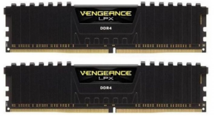 Оперативная память RAM CORSAIR VENGEANCE 32 Гб (2 x 16 Гб) DDR4 DIMM C16 3200 МГц