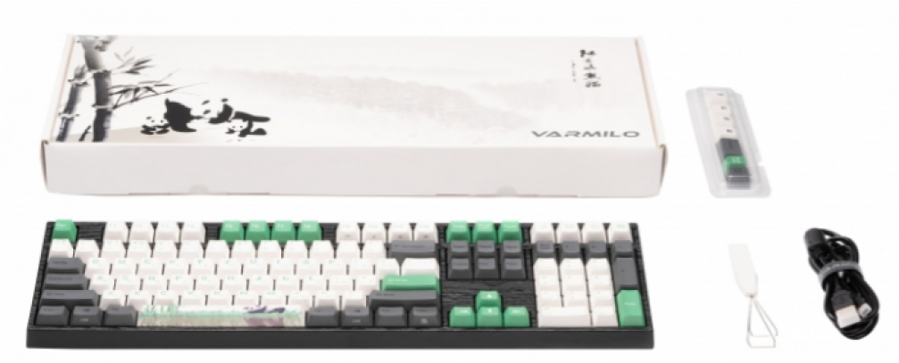 Клавиатура игровая Keyboard Varmilo VA108M Panda R2 Cherry MX Red