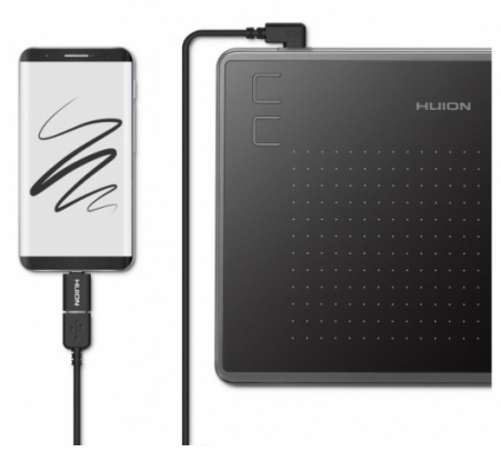 Графический планшет Huion H430P Black