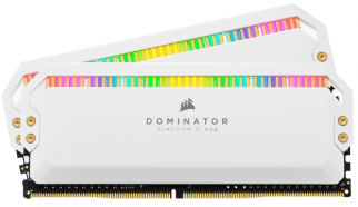 Оперативная память RAM CORSAIR DOMINATOR PLATINUM RGB 16GB (2x8GB) White Edition 3200 МГц
