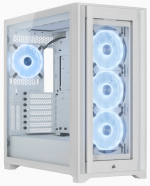 Компьютерный корпус Corsair iCUE 5000X RGB QL Edition White Mid Tower
