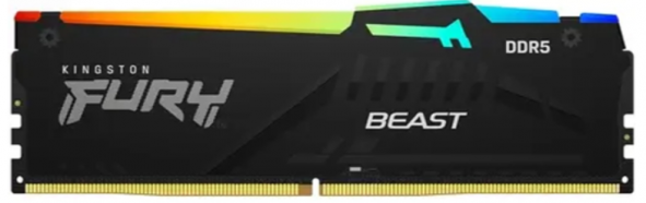 Оперативная память RAM KINGSTON 8 GB FURY BEAST RGB DDR5 5200 МГц